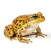 Beautiful frog isolated photo