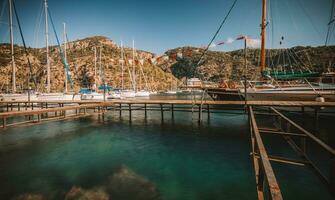 Turquía velero puerto foto