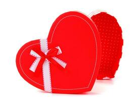 Red heart romantic gift photo