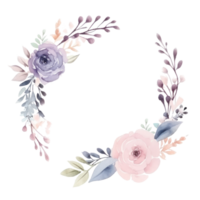 elegant Aquarell Rahmen isoliert png