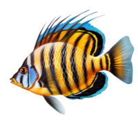 Vivid fish isolated png