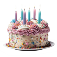 Geburtstag Kuchen isoliert png