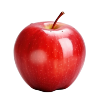 Red ripe apple isolated png