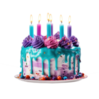 Geburtstag Kuchen isoliert png