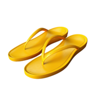 Vivid flip flops isolated png