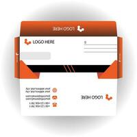 Vector corporate envelope template or envelope design.