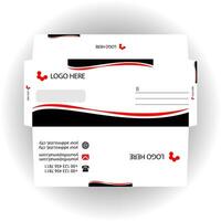 Vector corporate envelope template or envelope design.