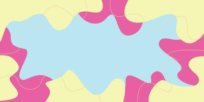 Attractive wave shape colorful background. vector design for banners, greeting cards, flyers, social media.