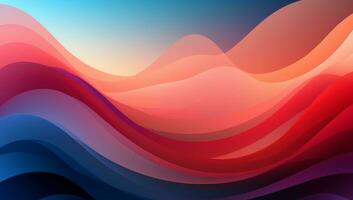 An abstract digital colorful background, Generative AI photo