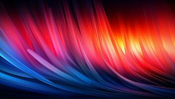 Dark wavy abstraction background, Generative AI photo
