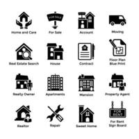 Real Estate Icon Set vector