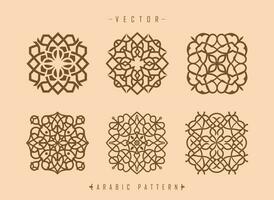 arabic pattern art middle eastern style pattern vector