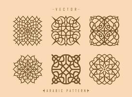 Arábica modelo Arte medio oriental estilo modelo vector