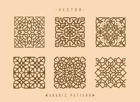 arabic pattern art middle eastern style pattern vector