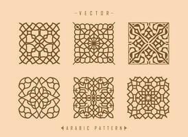 arabic pattern art middle eastern style pattern vector