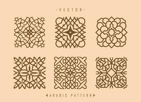 arabic pattern art middle eastern style pattern vector