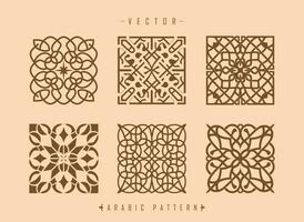 arabic pattern art middle eastern style pattern vector