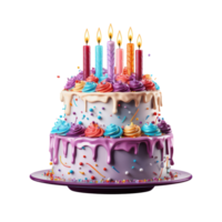 Geburtstag Kuchen isoliert png