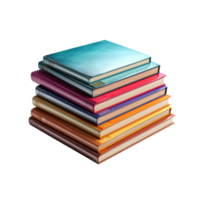 Stack of book isolated png