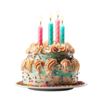 Geburtstag Kuchen isoliert png