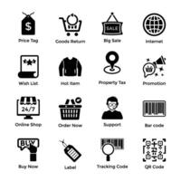 Set Of Shopping Icons vector