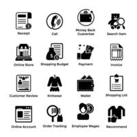 Set Of Shopping Icons vector