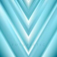 Bright blue smooth triangles abstract tech background vector