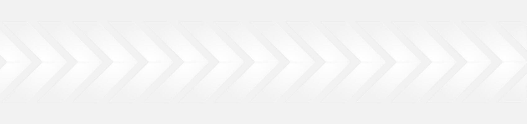 Grey white tech banner with glossy arrows