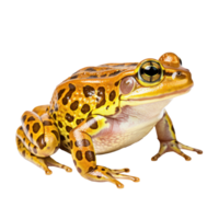 Beautiful frog isolated png