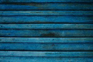 Blue dirty wooden boards photo