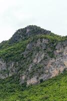 green mountains and blue sky photo