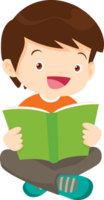 Kinder lesen Bücher png