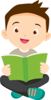 Kinder lesen Bücher png