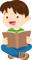 kinderen die boeken lezen png