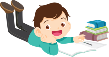 children reading books png