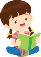 children reading books png