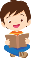 children reading books png