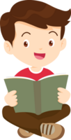 Kinder lesen Bücher png