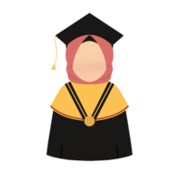 Muslim Graduation Character png