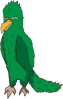 verde pappagallo disegno illustrazione png