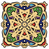 abstrato tribal vintage étnico desatado padronizar ornamental. festivo colorida fundo Projeto png