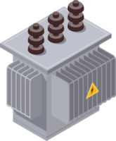 Isometric Transformer. Electric Energy Factory png