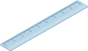 Isometric ruler icon png