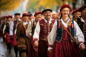 Octoberfest event in munich germany photo
