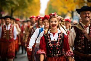 Octoberfest event in munich germany photo