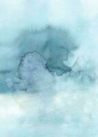 Abstract blue watercolor for background vector