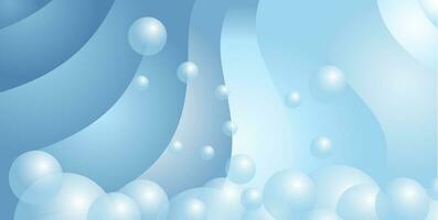 Vector background image of stylized water and air bubbles.