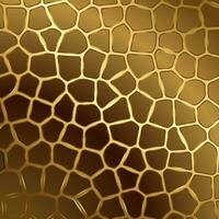 Vector image of a black background with a golden mesh over it. Art deco style. EPS 10