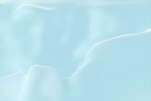 Snow surface, cold temperature background, 3d rendering. photo