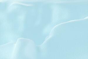 Snow surface, cold temperature background, 3d rendering. photo